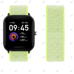 Premium Nylon Loop Sport Strap - 20mm/22mm Watch Band for 22mm watch band (12 Flash Light)