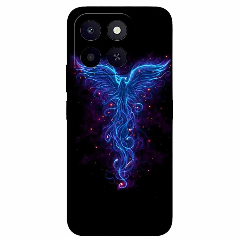 Wolf Bumper Silicone TPU Phone Case - Planet Protective Cool Animal Coque, 6.61