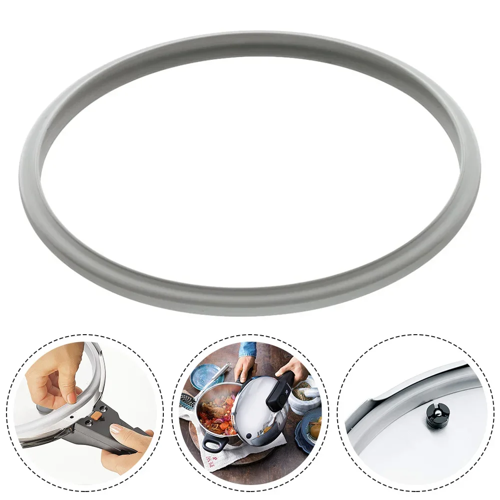 Sealing Ring Pressure Cookers White Silicone Rubber Gasket Kitchen Tool 18 20 22 24 26cm food processor accessories