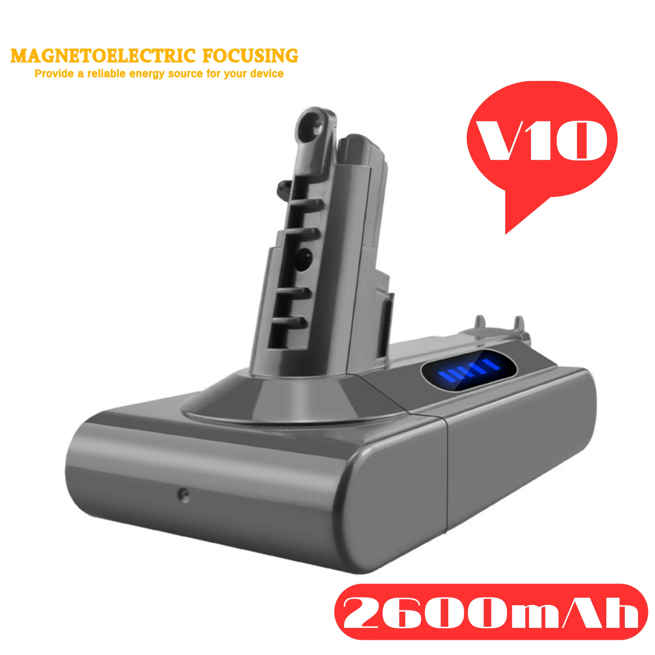 

2600mAh for V10 Vacuum Cleaner Battery Large Capacity Rechargeable Battery SV12/Animal/Fluffy/Motorhead/Absolute models