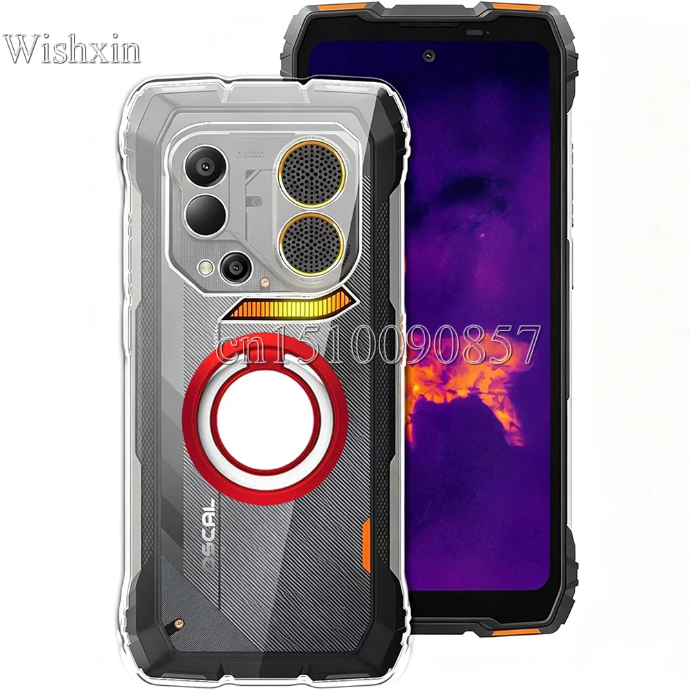 Ring Holder Shockproof Soft TPU Kickstand Case