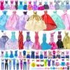 Random 60 PCS Gorgeous Doll Clothes and Accessories for 11.5 Inch fashion Doll -doll House Accessories- A Perfect Gift for Girls 1