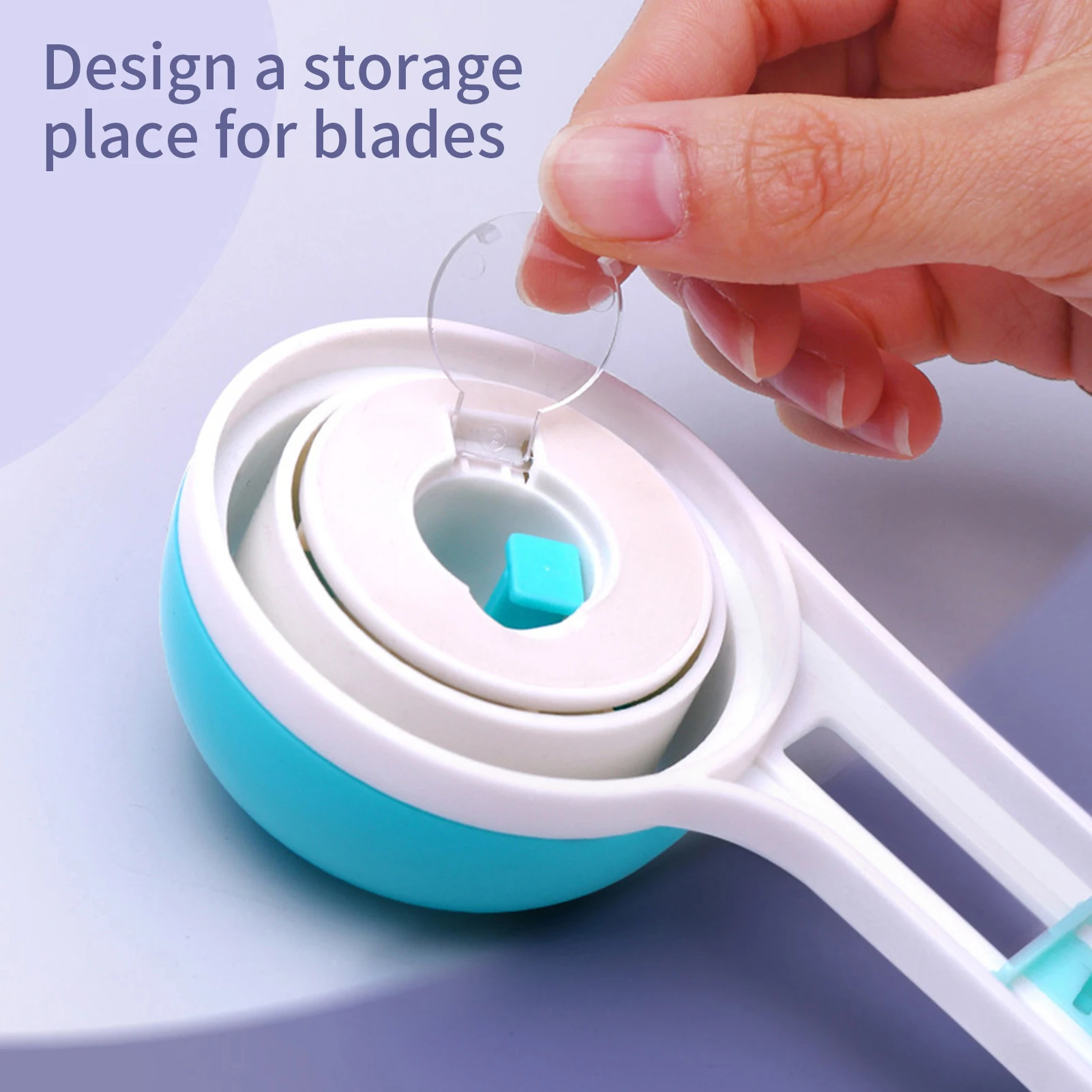 KW-triO Circular Paper Cutter Rotary Circle Cutter Manual Round Cutting Tool Paper Trimmer Scrapbooking Tool Replacement Cutter