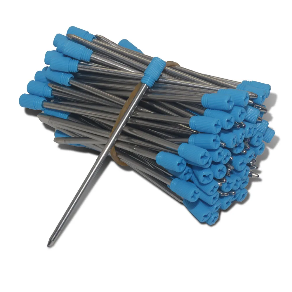 20 Pcs 7cm 길이 금속 펜 리필 다이아몬드 크리스탈 볼 포인트 펜 리필 0.7mm 사무실 학교 용품에 대 한 특별 리필