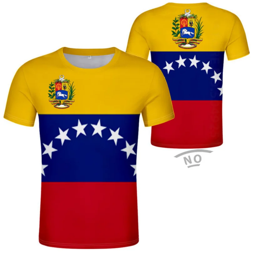 

VENEZUELA T Shirt Diy Free Custom Name Number Ven t-shirt Nation Flag Ve Venezuelan Spanish Country College Print Photo Clothing