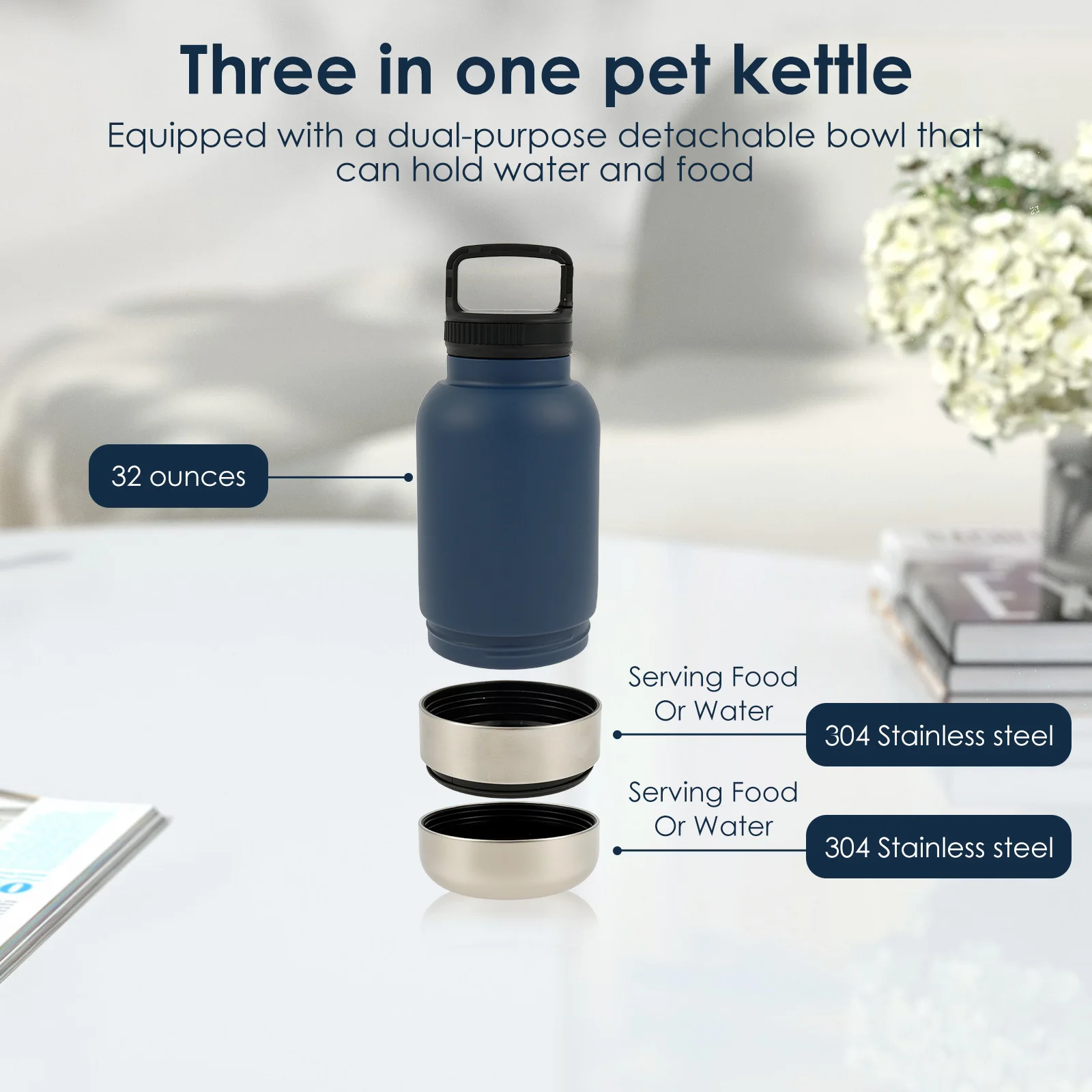 �����θ��� ��ƿ ������ ���� 3 in 1 ������ ������ (Ż���� ������ �׸� 2�� ����) 32oz �ֿϵ��� �޴�� ���� (����ŷ��)