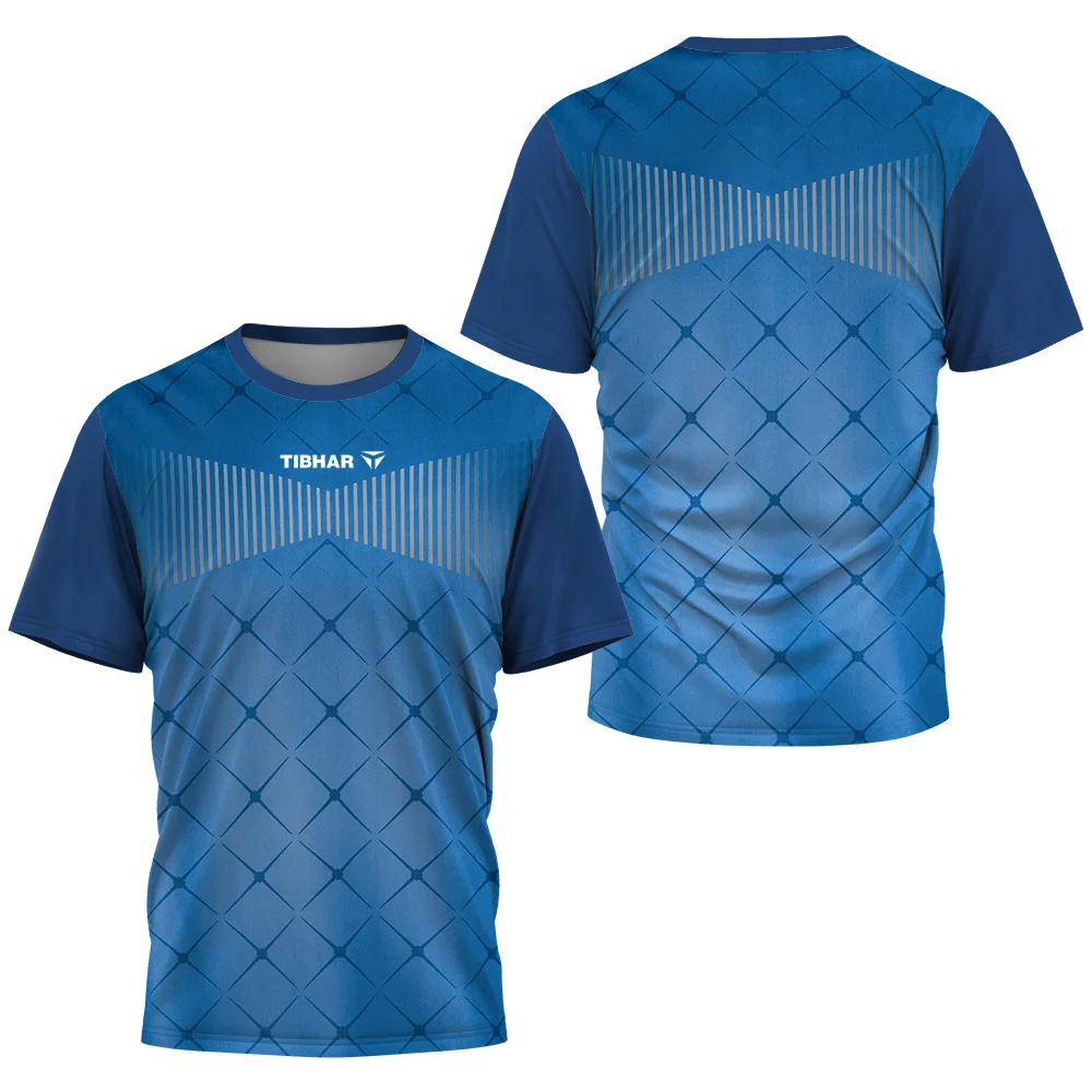 Felix Lebrun 3D-Druck Sport Schnelltrocknend Atmungsaktives Herren T-Shirt Tischtennis Trikot Outdoor Street Team Training Kurzarm-Oberteil – Detail 13