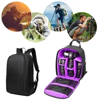 Multi-functional Camera Bag Nikon Canon Digital Lens Outdoor Photography Backpack Lightweight Waterproof Fabric Large Capacity - Image 3