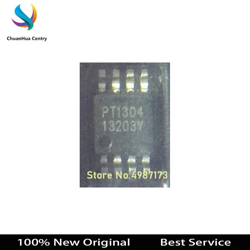 

100 шт./лот PT1304EMSH MSOP8 100% новая Оригинальная фотография