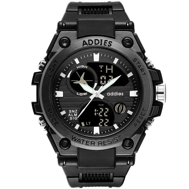 

MY-1818 Addies New Waterproof Glow Student Multifunctional Watch Men's Outdoor Sports LED Electronic Watch