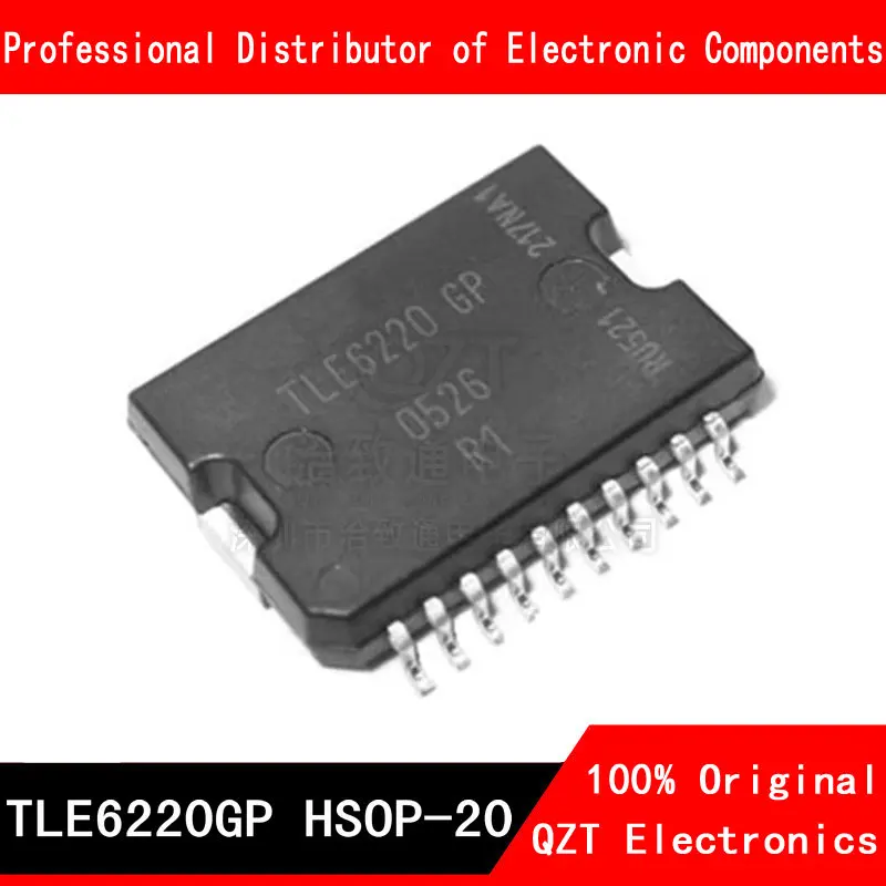 10pcs/lot TLE6220GP HSOP TLE6220 TLE6220G HSOP-20 new original In Stock 10pcs lot ucc27211ddar hsop 8 120 v boot 4 a peak high frequency high side low side driver