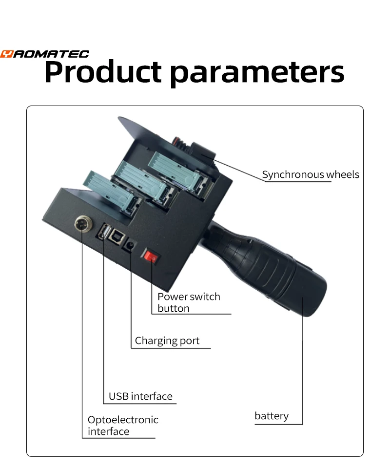 76.2mm 28 language Portable Handheld Inkjet Printer Multi-Language  Handheld Pri