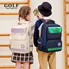 GOLF Primary School Students Reduce Burden backpack 1-6 Grade Large Capacity Children's Backpack Female Backpack Male 6