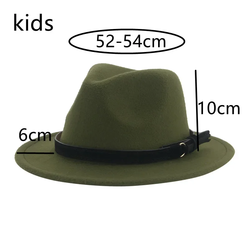Women Hat Kids Hat 52cm 54cm Cute Fedoras