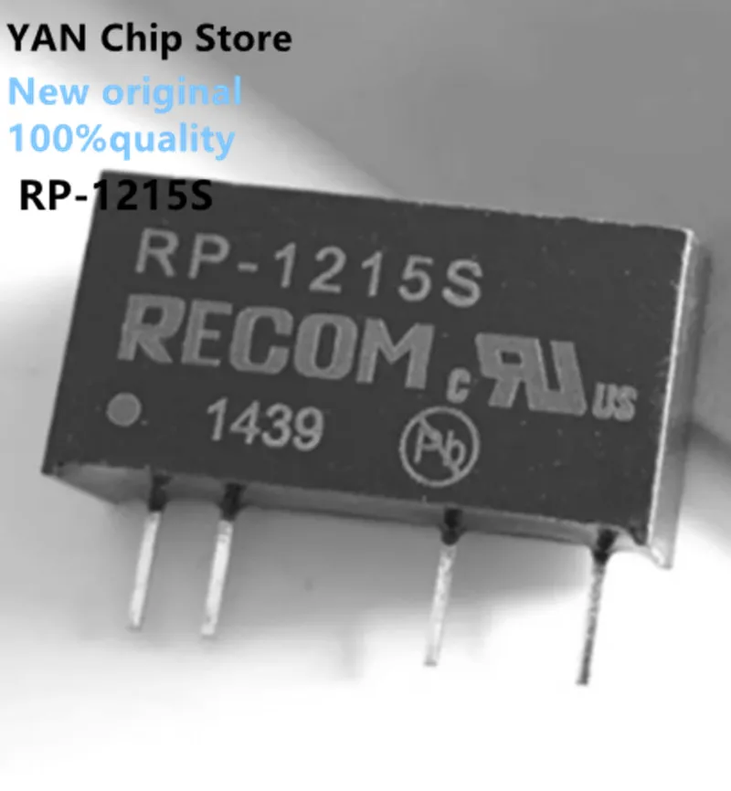 5 Pz 100% Nuovo Modulo Originale Rp-1215S Dc-Dc 12Vin 1-Out 15V 0.066A 1W Tubo Medico A 4 Pin Sip