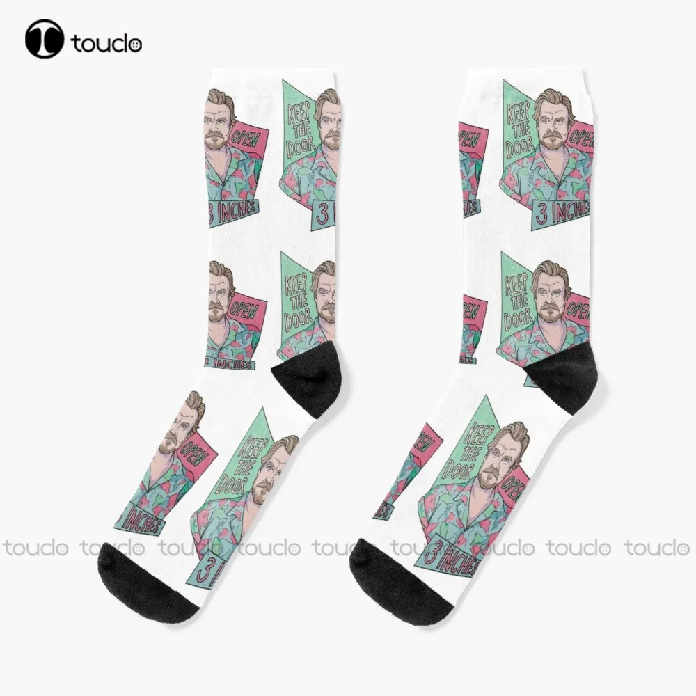 

Chief Jim Hopper Socks Mens Funny Socks 360° Digital Print High Quality Cute Elegant Lovely Kawaii Cartoon Sweet Cotton Sock