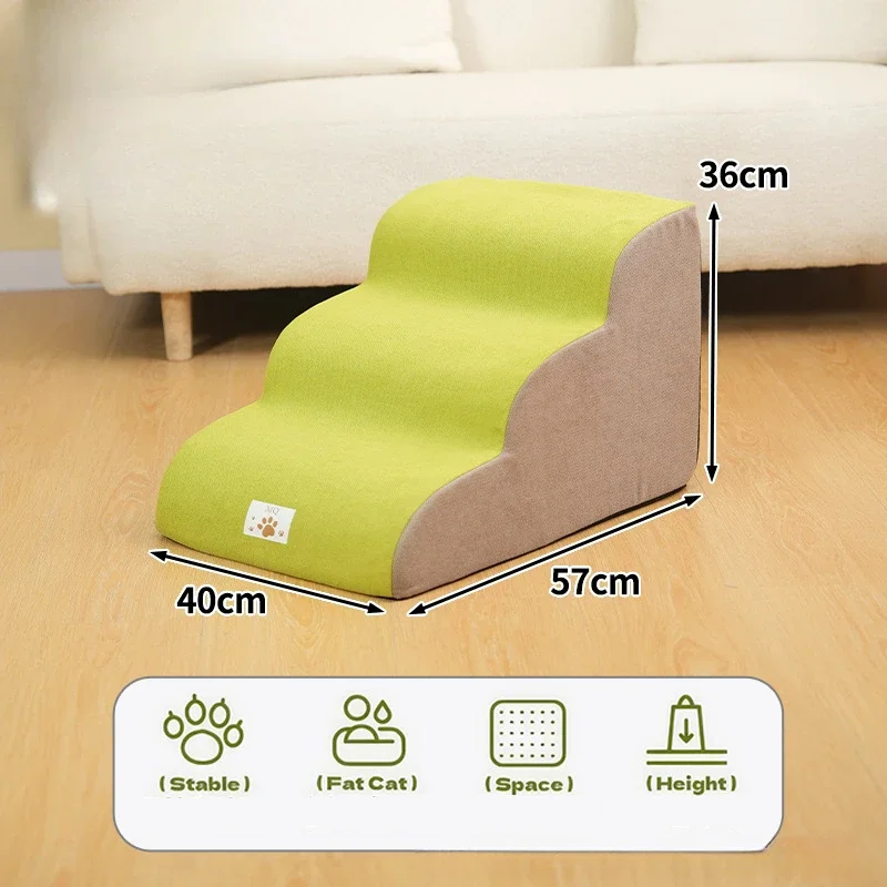 Detachable Pet Safety Ramp Stairs For 2-4 Levels Dogs and Cats Bedside Slope Teddy Corgi Staircase Ladder For pet ramp stairs