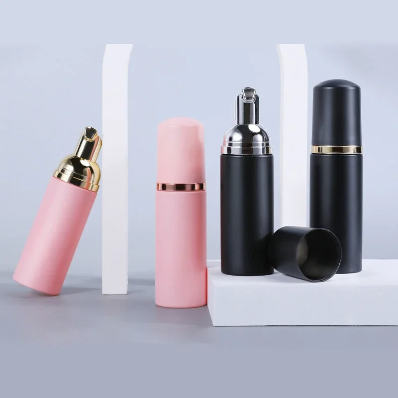 

50ml Plastic Foam Pump Bottle Refillable Empty Cosmetic Container Cleanser Soap Shampoo Foaming Bottles Makeup Travel Bottle