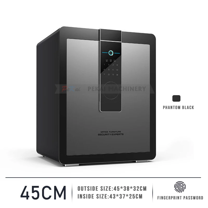 45CM High Quality Alloy Steel Password & Fingerprint WIFI Safe for Home Business Safe Box