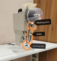 Spares to change size for automatic eyelet machine LD750A  6mm, 8mm, 10mm, 12mm 1
