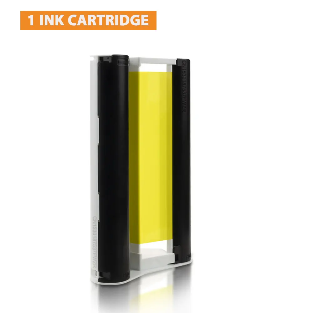 Ink Cassette and Photo Paper Set for Canon Selphy Printers, 6 Inch