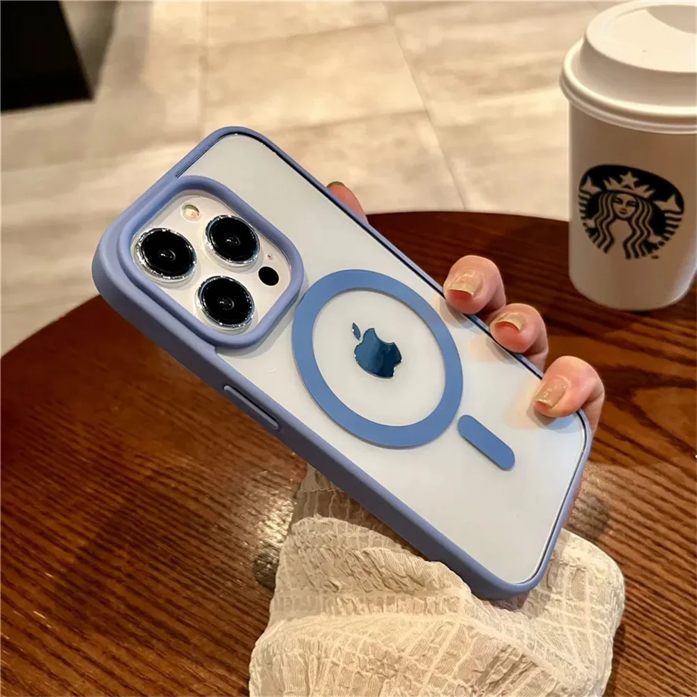 Transparente iPhone 17 Air Pro Max dünn für Magsafe Hülle für iPhone 16 15 14 13 12 11 Pro Max magnetische kabellose Ladung klare Abdeckung – Detail 9