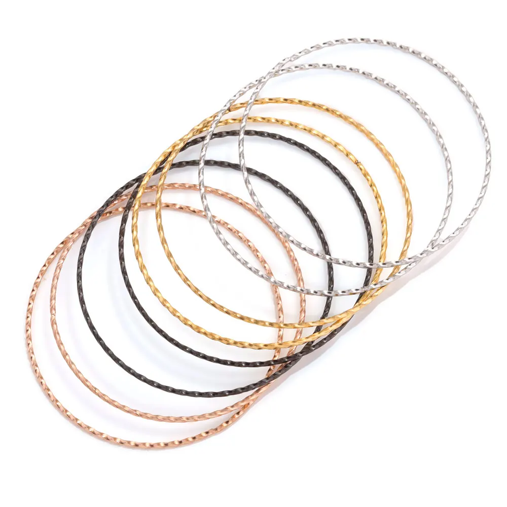 10 Stück 30 mm 50 mm geschlossene Edelstahlringe vergoldet rund großer Kreis Ohrringe Creolen DIY Verbinder Ohrring Schmuckherstellung – Detail 2