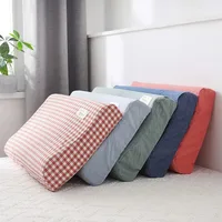 Taie d'oreiller en coton et Latex, 30x50cm, pour la maison, la chambre à coucher, lavable, à mémoire de forme 4