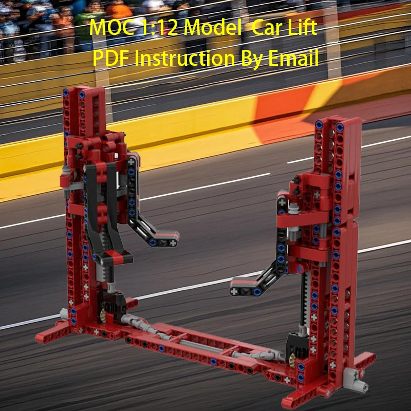 Kompatibles 1:12-Modell-Set, 307-teilig, MOC, technische Autolift-Bausteine, High-Tech-Montagesteine, pädagogisches Kinderspielzeug, Jungengeschenke