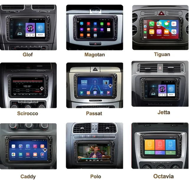2 Din Autoradio Android Vw Golf 5  Autoradio Android 2 Din Vw Caddy - 2  Din Android - Aliexpress