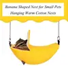 Pet Banana Hamster Rat Hammock Cage House Nest  Warm Small Animal 2