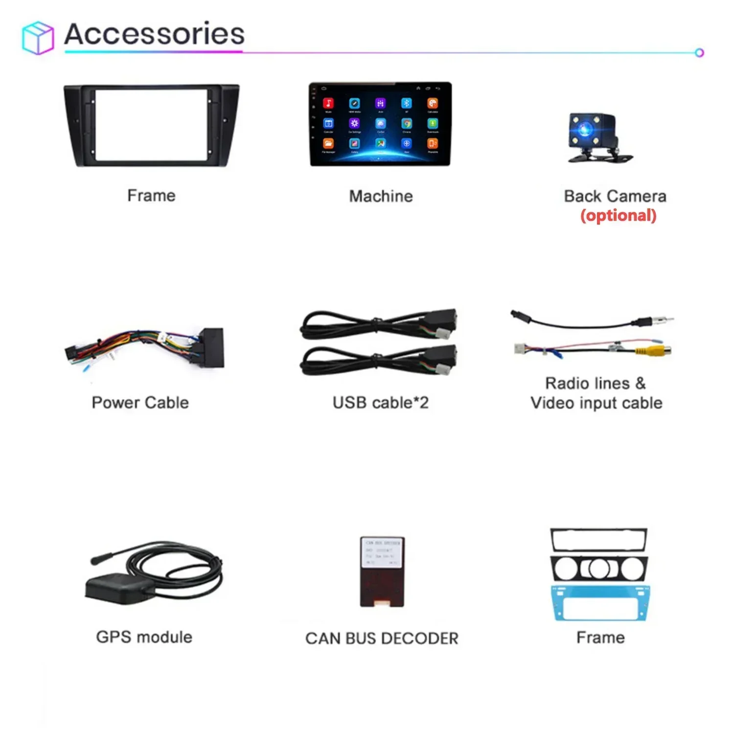 ȵ̵ ڵ ڵ  Carplay for BMW E90 E91 E92 E93 3 ø  ÷̾ CarPlay ڵ GPS ׺̼ No 2 Din 2din DVD