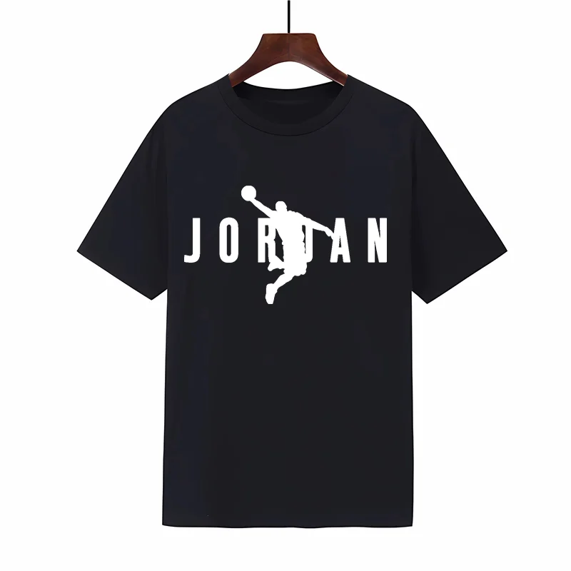 

Men's Summer New Fashion Casual Sports T-shirt Basketball Breathable Comfortable Top Large Harajuku Street Hip Hop Short Sleeve