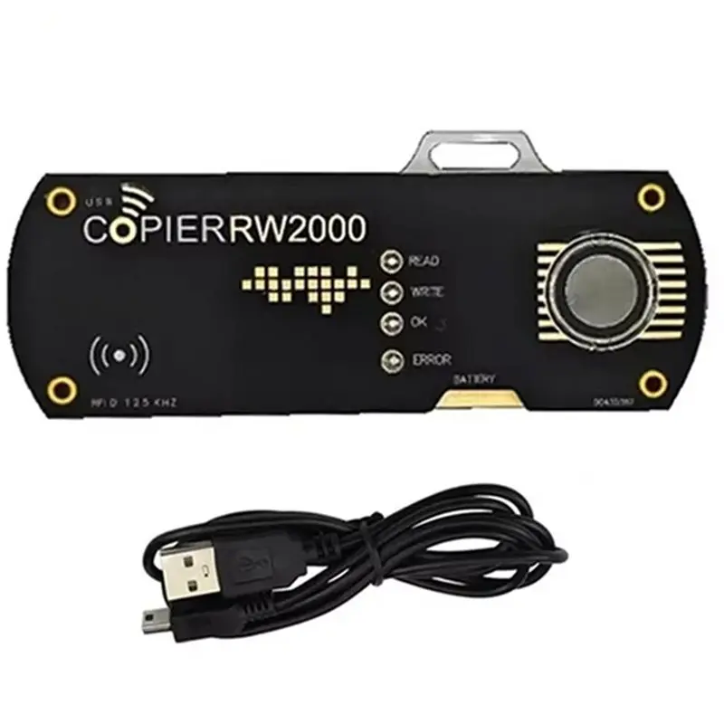 ABZW RFID 복사기 및 리더기 - TM RW2000, TM1990 Ibutton DS-1990A 복사기(125Khz EM4305 EM4100 키 태그 카드 복사용)