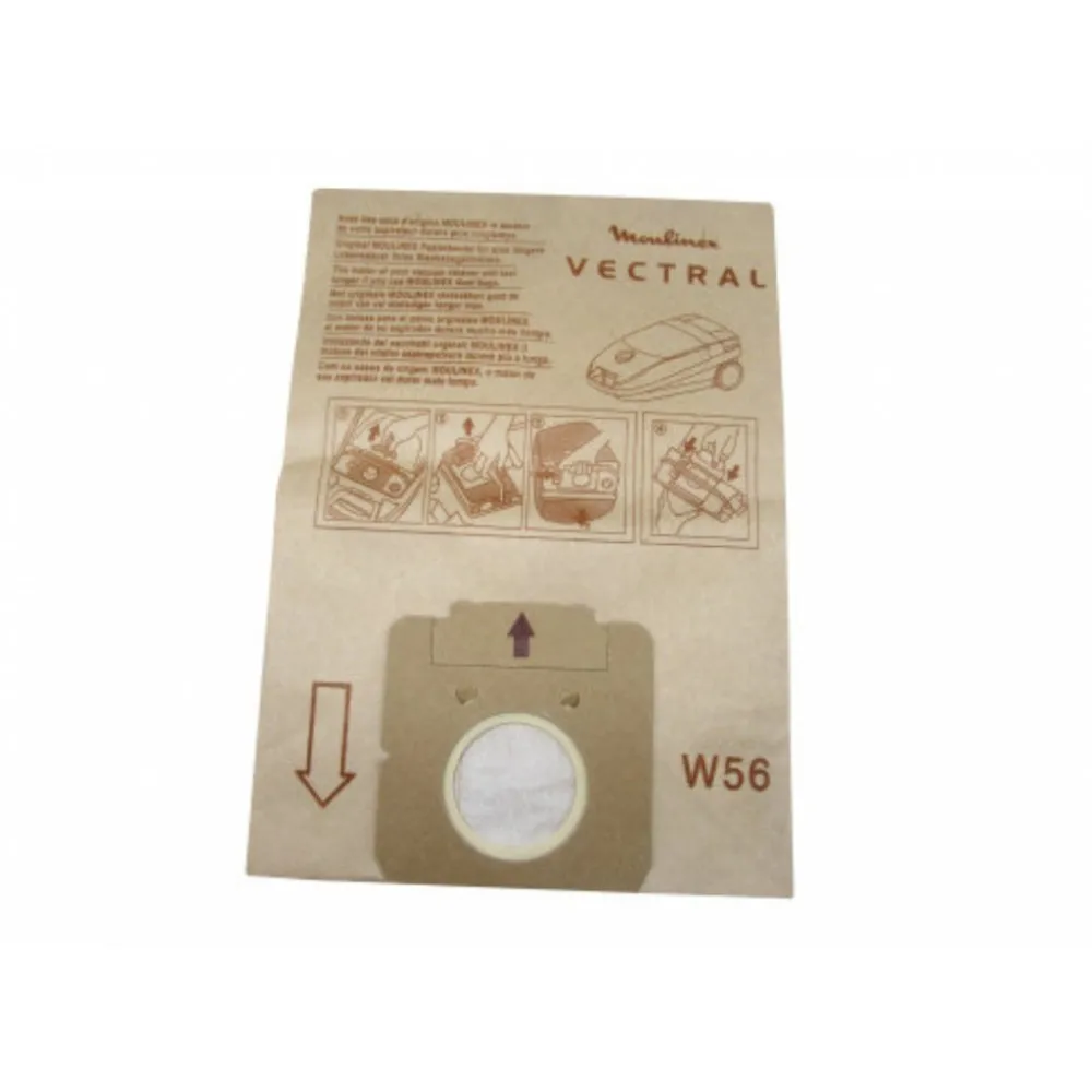 Sacchetti Sacchetti Aspirapolvere Moulinex Vectral (5 Pezzi) Moulinex