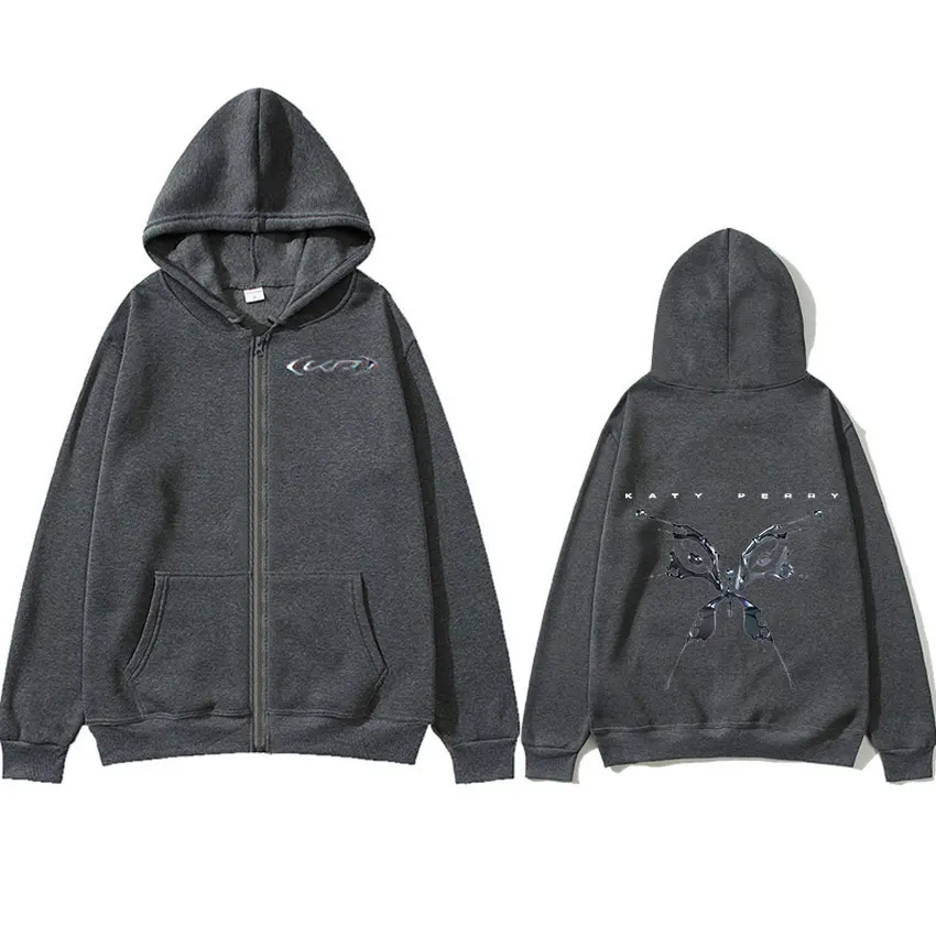 Felpa Con Cappuccio Unisex Katy Perry – Oversize Stampata In Pile Con Tasca – Taglie XS-3XL