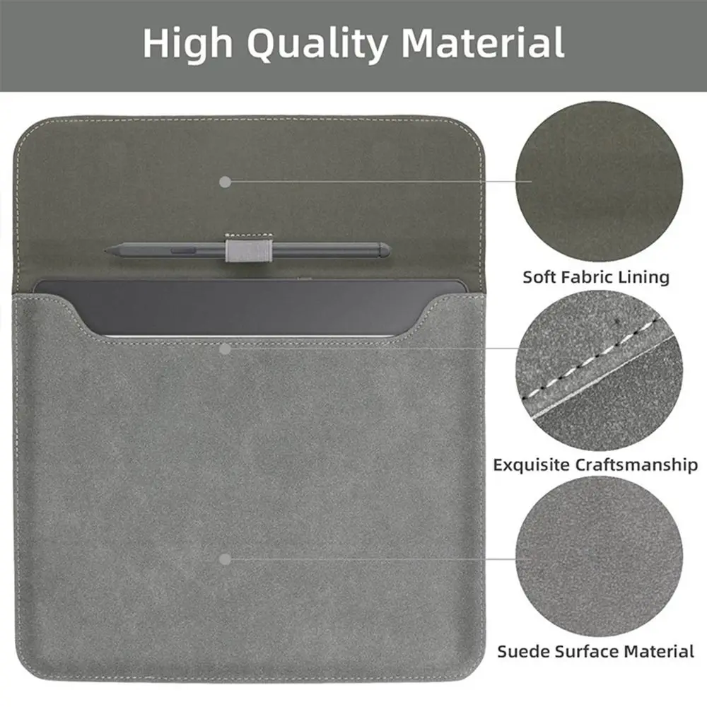 Nova Capa de Couro do Plutônio à Prova Dshockproof Água à Prova de Choque Case Protetor Bolsa Manga Bolsa de Transporte para Kindle Scribe 10.2 Polegada para Kobo Elipsa - Imagem 2