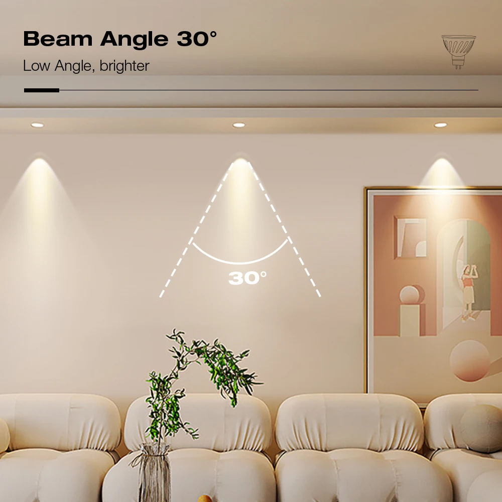 Gledopto Zigbee 3.0 LED Spotlight 5W MR16 Pro RGB+CCT 400~500LM AC/DC12~24V Work With Tuya APP Alexa Conbee RF Remote Control 6