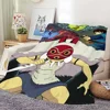 Anime P-Princess-ES M-Mononoke-ES Blanket Skin friendly comfort warm soft plush blanket suitable sofa living room office bedroom 3