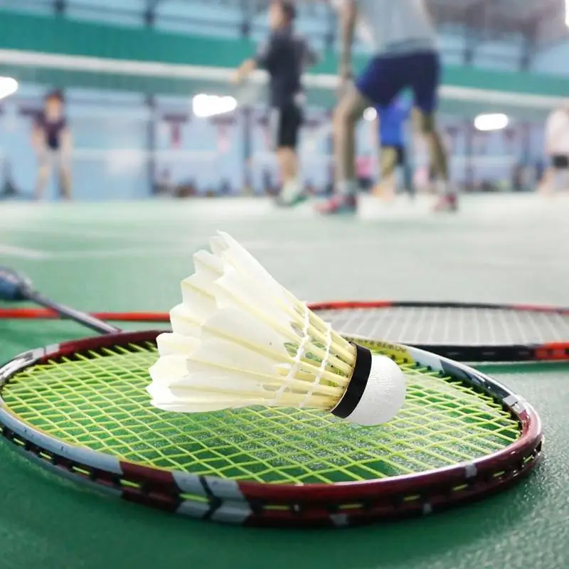 12pcs Kawasaki Badminton Shuttlecock King GooseFeather Badminton Shuttlecock Training Sports Speed Training Balls badminton shuttlecock badminton ball feather shuttlecock