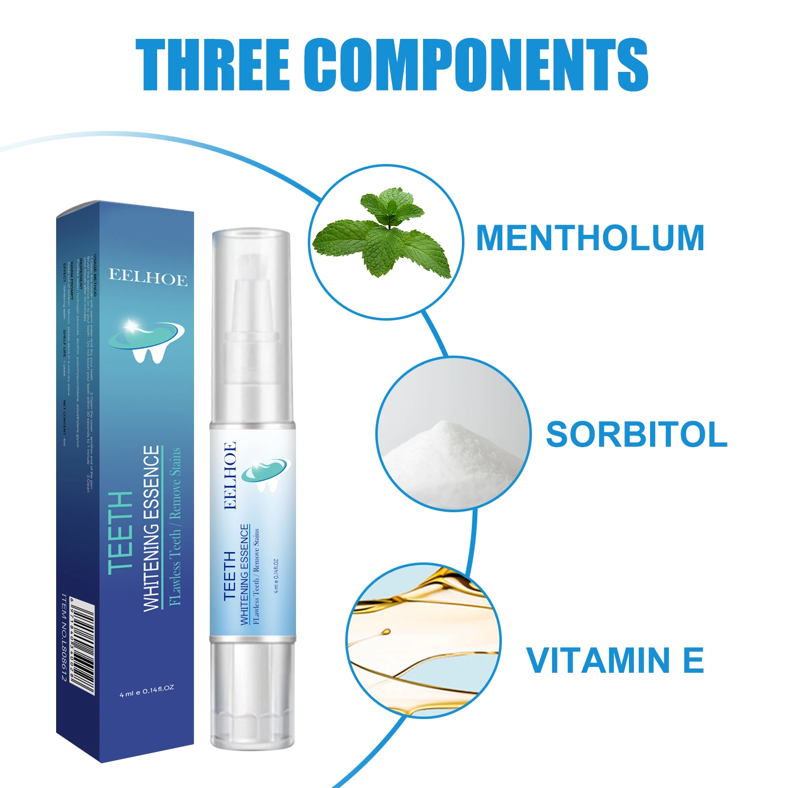 Teeth Cleaning Pen Removes Stains Cleans Teeth Freshens Breath Spots Prevents Bad Breath Cleans Mouth White Pen