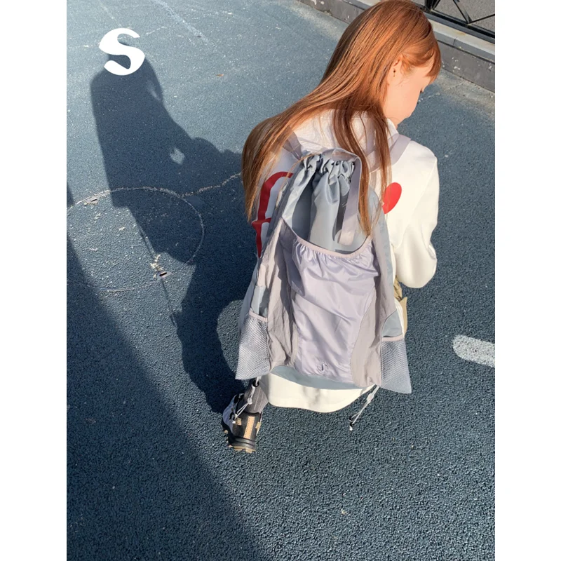 

Женская сумка Krean, однотонный Модный повседневный нейлоновый рюкзак, универсальная сумка через плечо унисекс, сумка, дорожный рюкзак