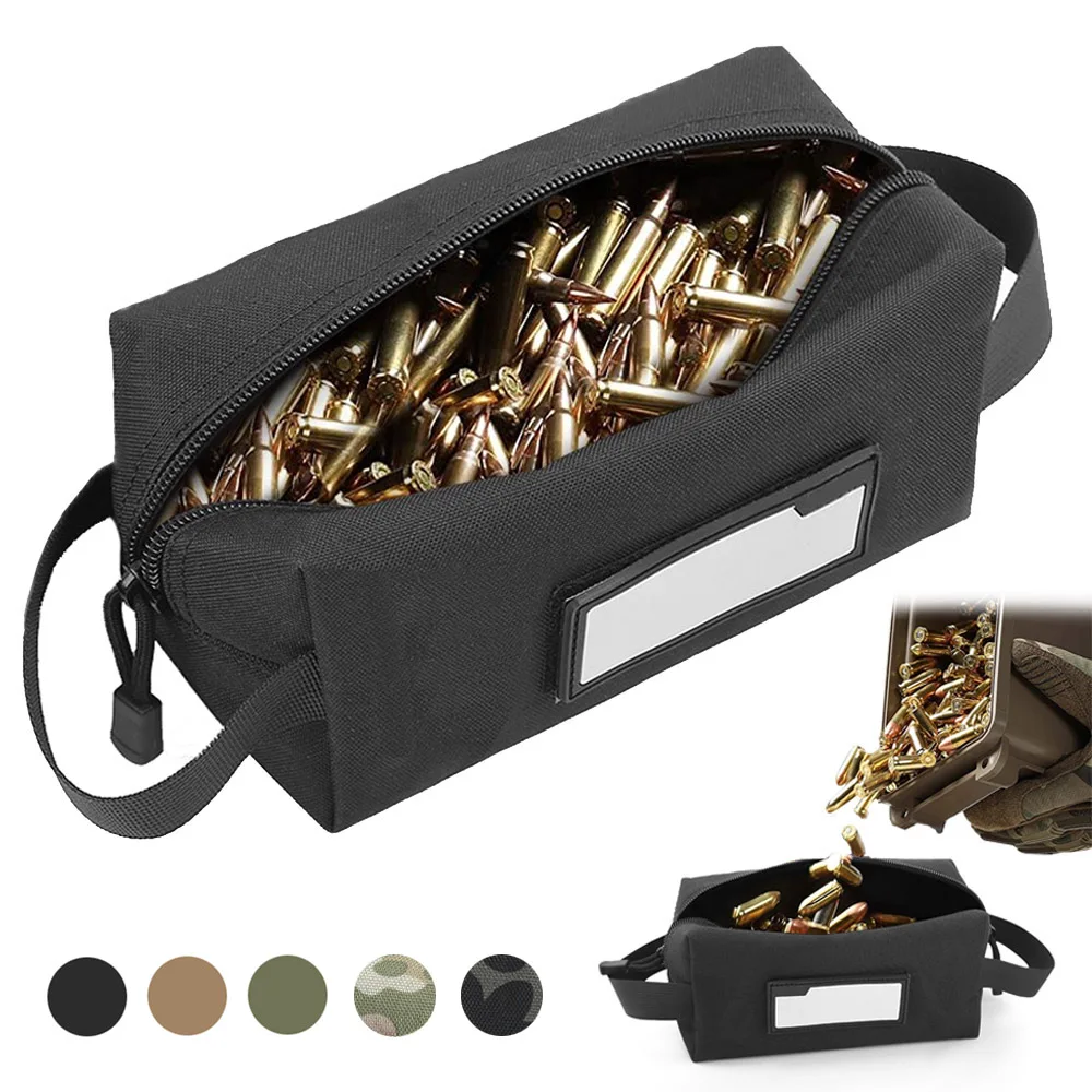 Ammo pouch ammunition bag magazine pouch molle pouch dump pouch double dump pouch tactical ammo pouch 1000D nylon rifle pistol ammunition bag gun bullets storage cartridge case for hunting shooting sports