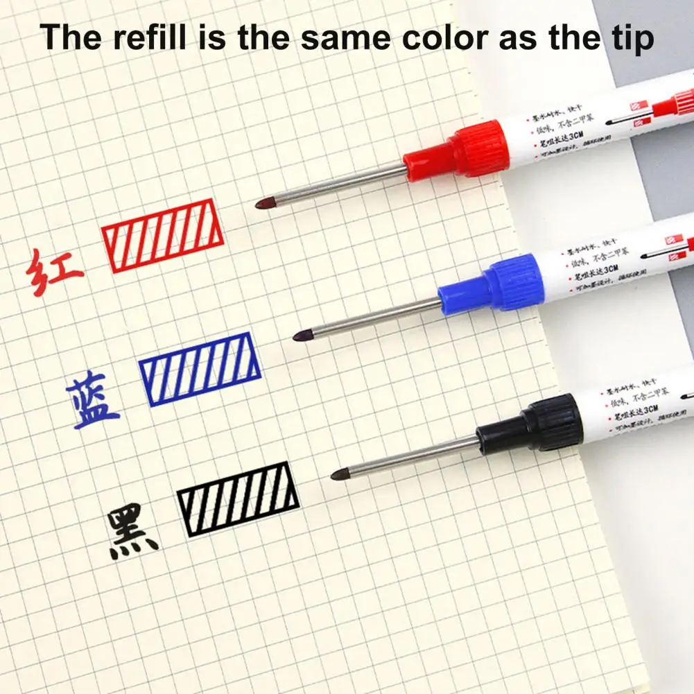 

Deep Hole Marker Pencil Multi-purpose Clip Design Long Head Marker Pencil Deep Hole Marker Pencil Carpentry Holder