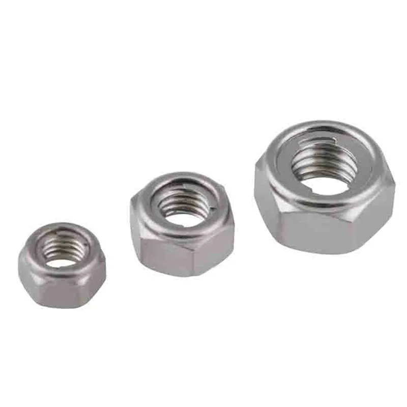 Tuercas Seguridad Nuts A2ss Tuercas Autoblocantes De Acero Inoxidable Medidas M4 A M24 D 953727
