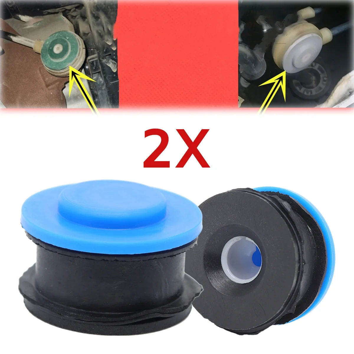 MT Gearbox Gear Shift Rubber Cable Cover Connector Bushing Case Accessories 2X For Ford Focus Mk1 MK2 Fiesta MK5 Fusion C-Max