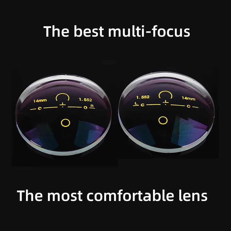 HD Progressive Multifocal lenses 1.56/1.61/1.67/1.74 Anti-reflective And Wear-resistant Near And Far Optical Prescription Lenses