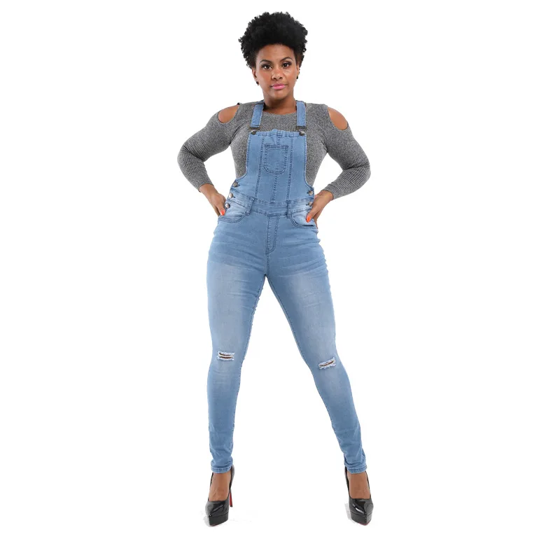 Skinny Casual Jumpsuit Romper Jean 