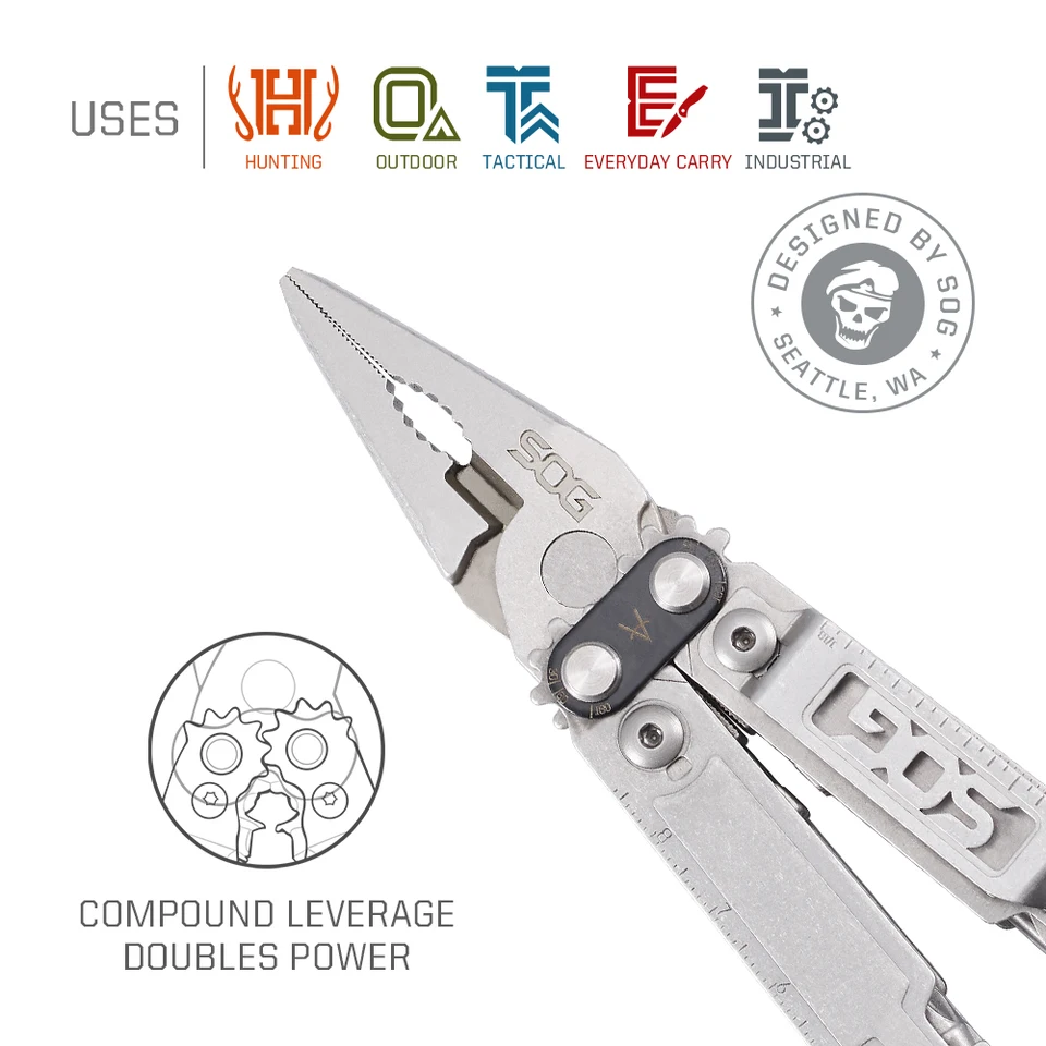 SOG PowerPint Black PP1002-CP multitool | Achetez à prix avantageux SOG PowerPint Black PP1002-CP multitool | Achetez à prix avantageux