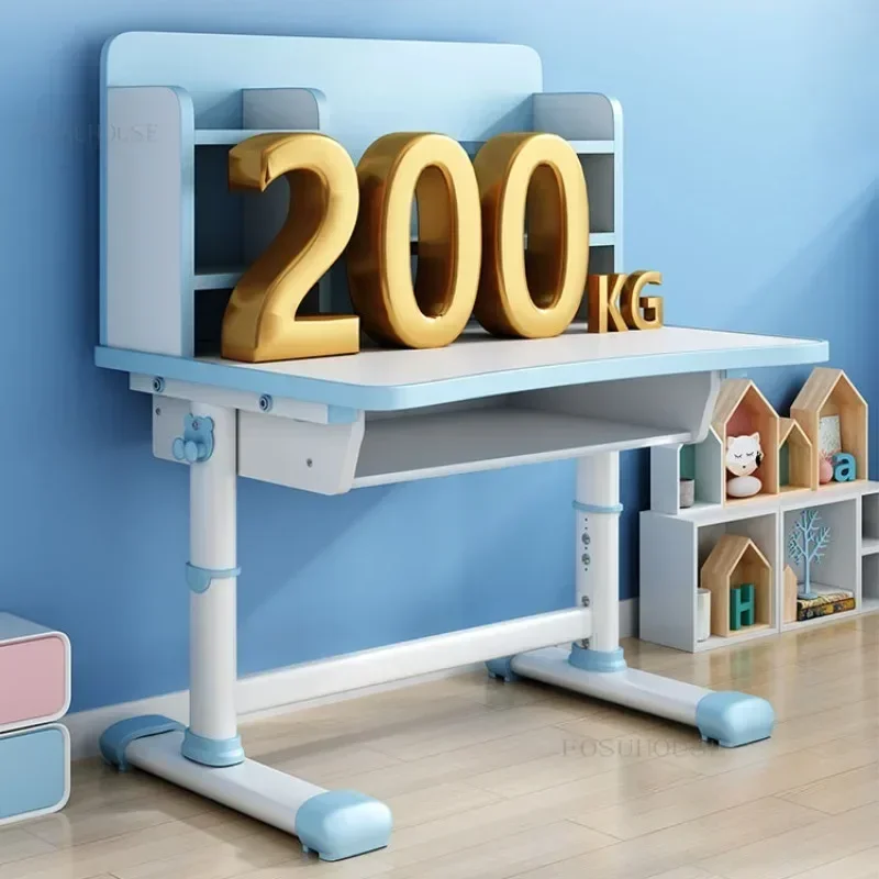 Household Liftable Children's Table Primary School Student Study Writing Table Children's Desk Desk and Chair Set